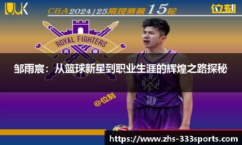 邹雨宸：从篮球新星到职业生涯的辉煌之路探秘